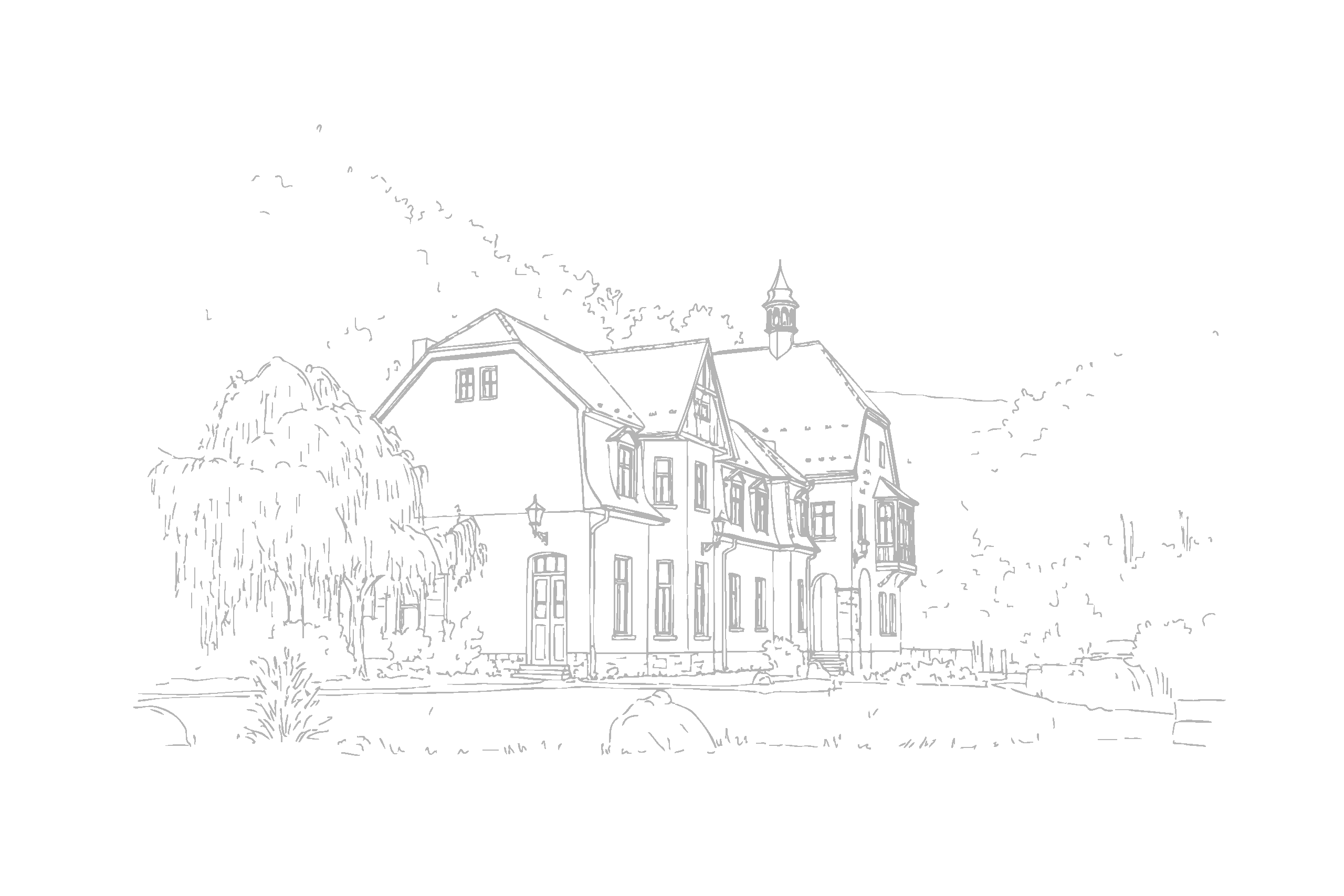 Ilustrace svatebního místa na svatební oznámení